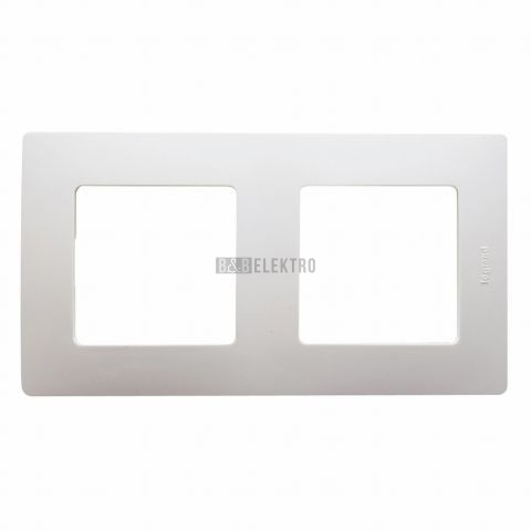 Niloé rámeček 2-násobný béžový pro vodorovnou i svislou montáž typ 665012 Legrand