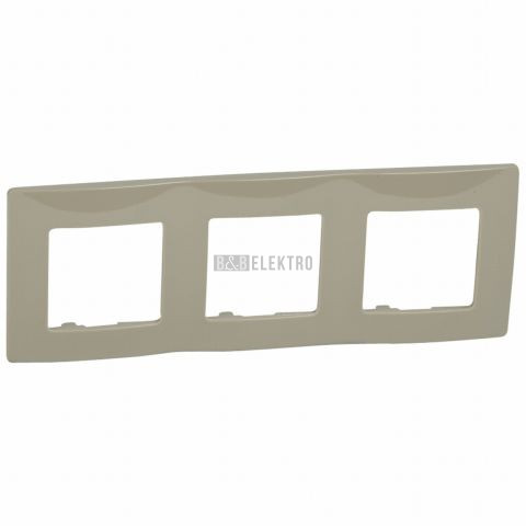 Niloé rámeček 3-násobný šedý pro vodorovnou i svislou montáž typ 665033 Legrand