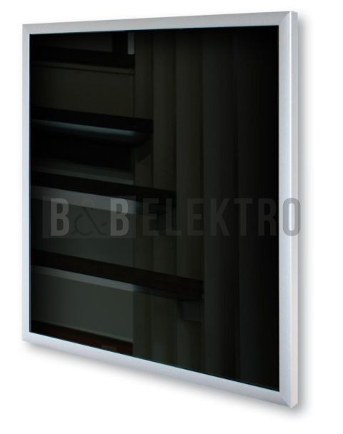 Skleněný sálavý topný panel 600W ECOSUN 600 G black černý na stěnu nebo strop IP20 Fenix