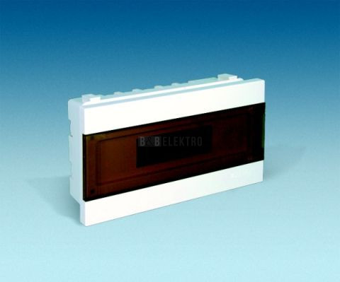 Rozvodnice  16-modulů pod omítku IP40 ELCON,  P16M.2 plastová kouřové dveře