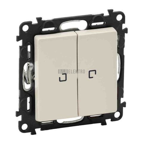 Valena LIFE spínač č.5 lustrový s podsvětlením béžový typ 752228 s klapkou legrand