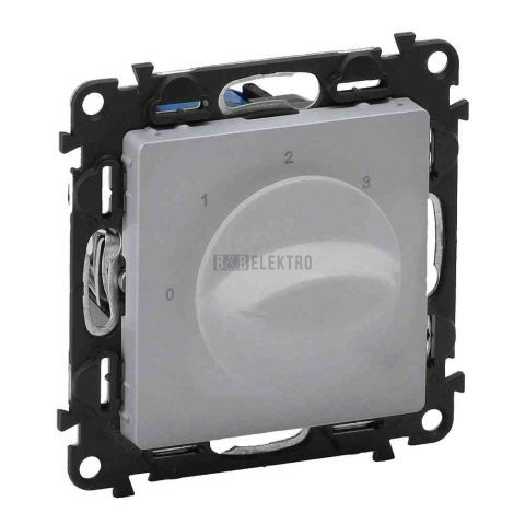 Valena LIFE přepínač 4 polohy pro ovládání ventilátoru hliník typ 752332 s krytkou legrand