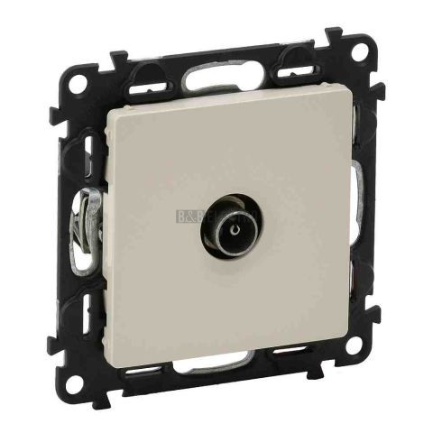 Valena LIFE zásuvka TV průběžná útlum 1,5db/14dB béžová typ 753261 legrand