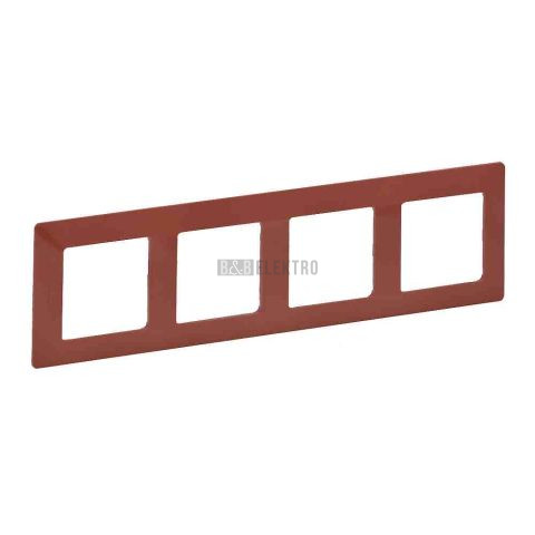 Valena LIFE rámeček čtyřnásobný cihlová vodorovný i svislý Legrand 754074