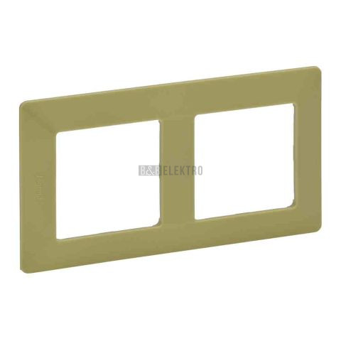 Valena LIFE rámeček dvojnásobný zelená vodorovný i svislý Legrand 754082