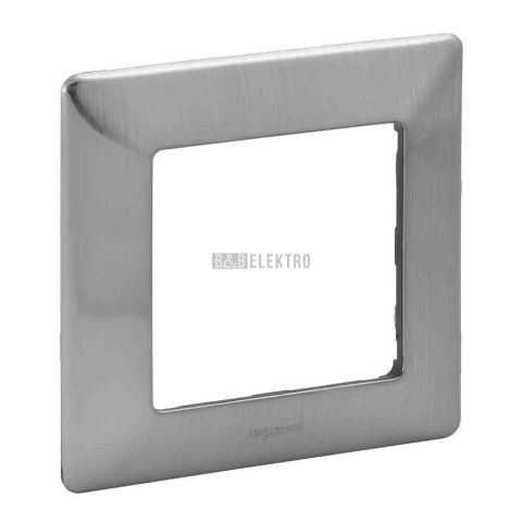 Valena LIFE rámeček jednonásobný nerez vodorovný i svislý Legrand 754151
