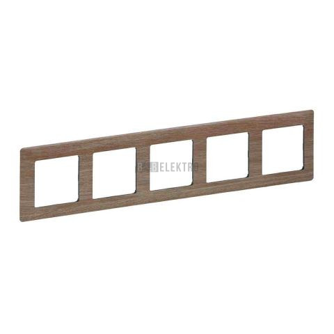 Valena LIFE rámeček pětinásobný dřevo světlé vodorovný i svislý Legrand 754185
