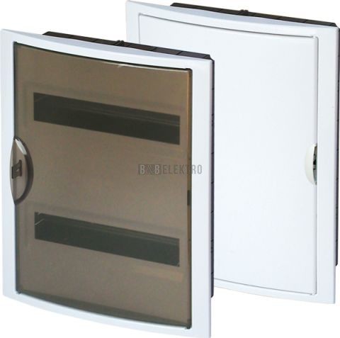Rozvodnice 28-modulů pod omítku 2x14M RZG-Z-2T28 plastové průhledné dveře OEZ:40565