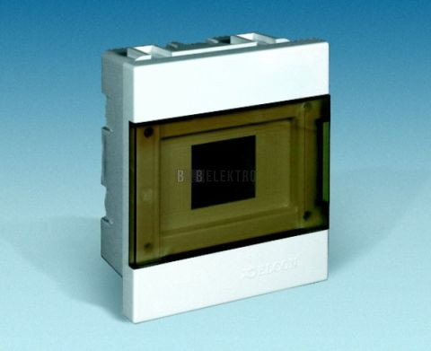 Rozvodnice   6-modulů pod omítku IP40 ELCON typ P6M.2 plastová kouřové dveře