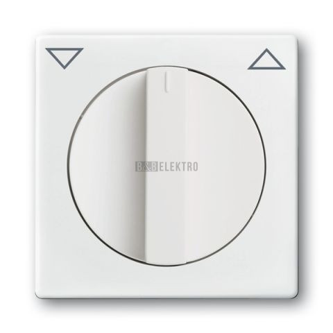 Future® linear, Solo®, Solo® carat, Busch-axcent® kryt otočného žaluziového spínače 2CKA001710A3172 studio bílá ABB