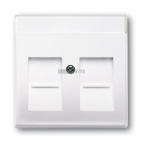 Future® linear, Solo®, Solo® carat, Busch-axcent® kryt zásuvky komunikační 2CKA001710A3176 studio bílá ABB