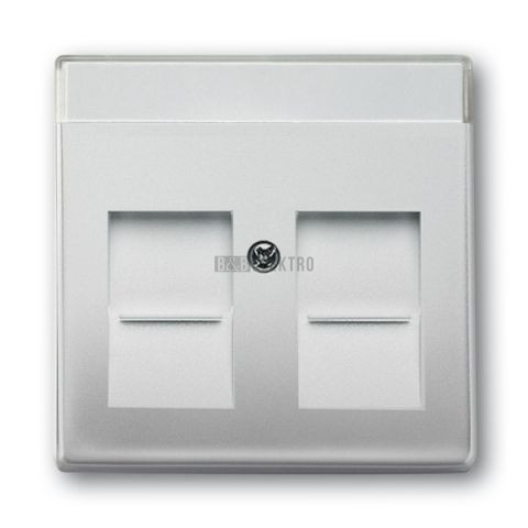 Future® linear kryt zásuvky komunikační 2CKA001710A3767 ušlechtilá ocel ABB