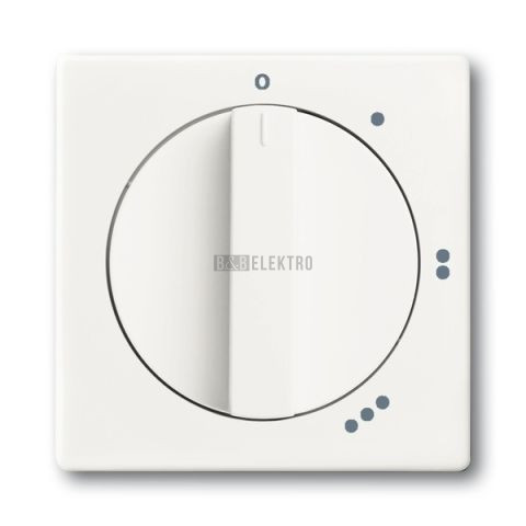 Future® linear, Busch-axcent® kryt spínače s otočným ovladačem (pro 3stupňový spínač) 2CKA001710A3890 mechovová bílá ABB