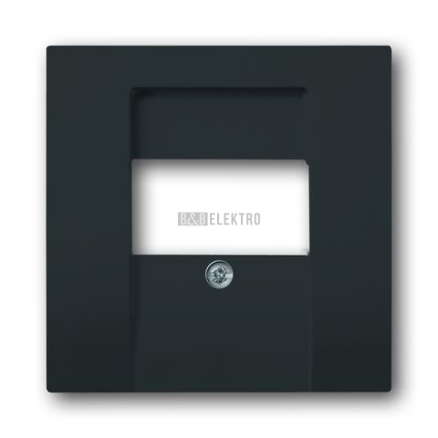 Future® linear, Busch-axcent® kryt zásuvky komunikační přímé 2CKA001710A3903 mechová černá ABB