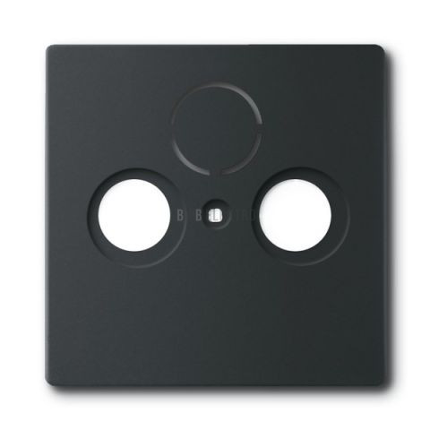 Future® linear, Busch-axcent® kryt zásuvky televizní, rozhlasové a satelitní 2CKA001724A4298 mechová černá ABB