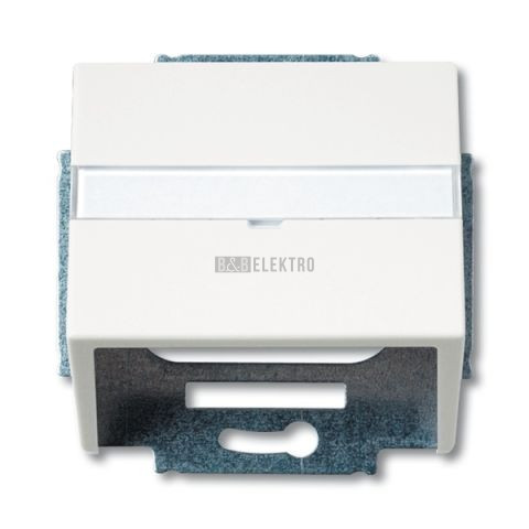 Future® linear, Busch-axcent® kryt zásuvky komunikační s popisovým polem 2CKA001724A4307 mechová bílá ABB