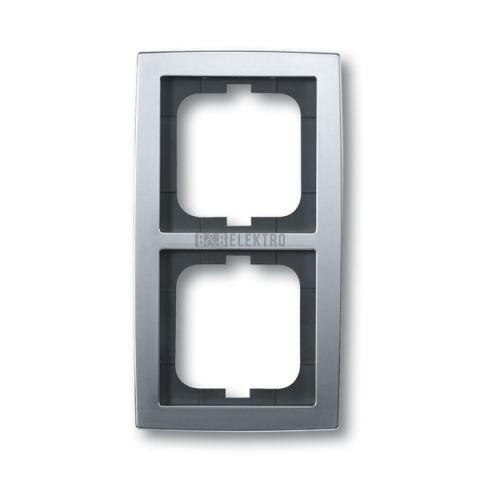 Solo® rámeček dvojnásobný pro vodorovnou i svislou montáž 2CKA001754A4105 chromová ABB