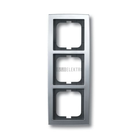 Solo®  rámeček trojnásobný pro vodorovnou i svislou montáž 2CKA001754A4106 chromová ABB