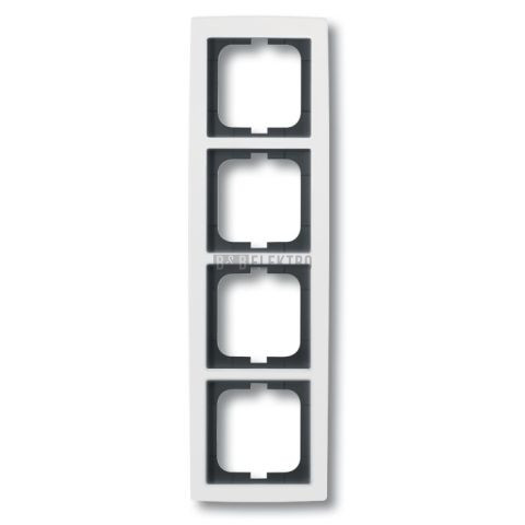 Solo® rámeček čtyřnásobný pro vodorovnou i svislou montáž 2CKA001754A4112 studio bílá ABB