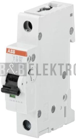 Jistič 16A, S201-16/1/B (6kA) ABB 2CDS251001R1165
