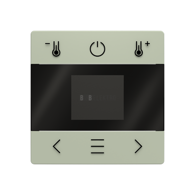 Zoni® kryt pro termostat prostorový s Bluetooth olivová ABB 2CHT910400A4243