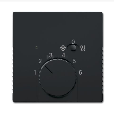 Future® linear, Solo®, Solo® carat, Busch-axcent® kryt termostatu pro topení/chlazení s posuvným přepínačem 2CKA001710A4045 antracitová ABB