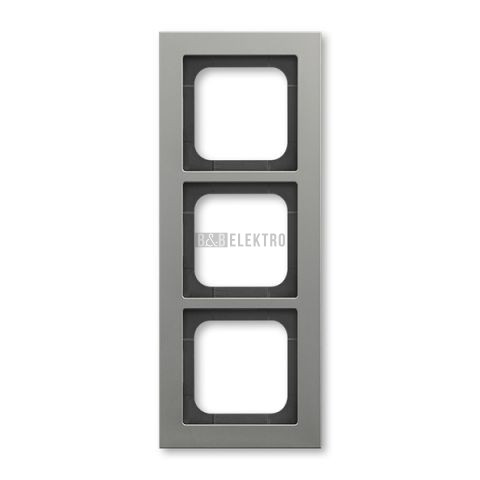 Busch-axcent 2CKA001754A4685 Rámeček trojnásobný, pro vodorovnou i svislou montáž, platinová, ABB