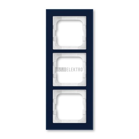 Busch-axcent 2CKA001754A4777 Rámeček trojnásobný, pro vodorovnou i svislou montáž, fialové sklo, ABB