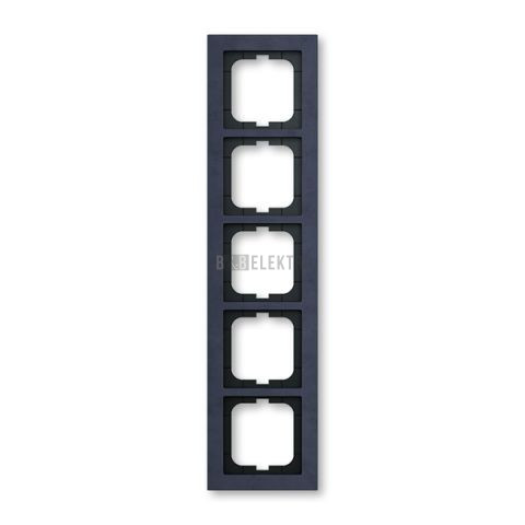 Busch-axcent 2CKA001754A4789 Rámeček pětinásobný, pro vodorovnou i svislou montáž, modrý papír, ABB