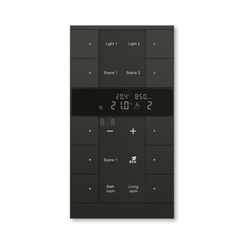 2CKA006330A0067 Tenton prvek ovládací 10násobný s ovládáním HVAC a snímačem CO2 a vlhkosti