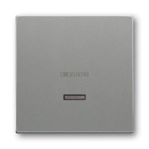 Solo® 6599-0-2942 Kryt stmívače s krátkocestným ovladačem a doutnavkou, metalická šedá, AB