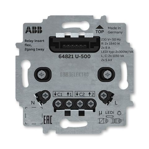 Přístroj spínací flex, se dvěma relé 2CKA006800A3045 ABB