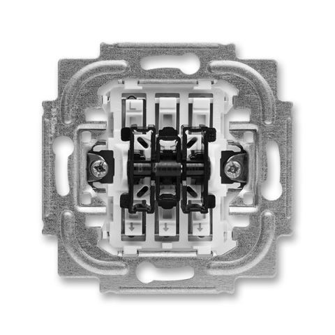 ABB 2TKA000153G1 přístroj spínače trojnásobného, řazení č.1+1+1, bezšroubové svorky