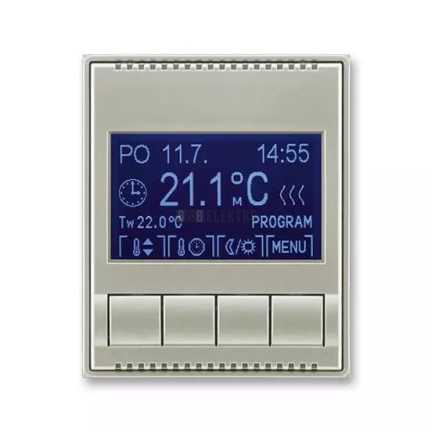 Time®, Time® Arbo termostat univerzální programovatelný (ovládací jednotka) 3292E-A10301 32 starostříbrná ABB