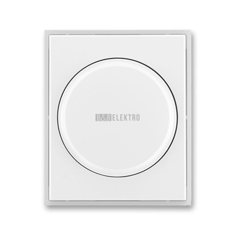 Time®, Element® kryt stmívače s otočným ovladačem s upevňovací maticí 3294E-A00123 01 bílá/ledová bílá ABB