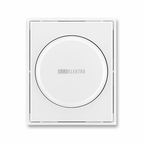 Element®, Time® kryt stmívače s otočným ovladačem s upevňovací maticí 3294E-A00123 03 bílá/bílá ABB