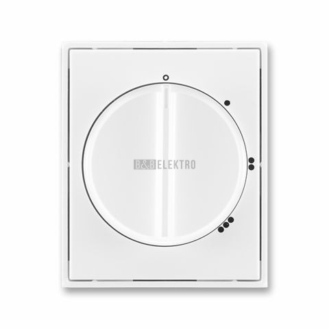 Element®, Time® kryt spínače s otočným ovladačem pro 3stupňový spínač s nulovou polohou 3294E-A00170 03 bílá/bílá ABB