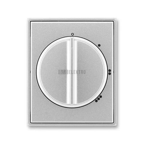 TIME 3294E-A00170 08 Kryt spínače s otoč. ovladačem pro 3stup. spínač s 0 polohou, titanov