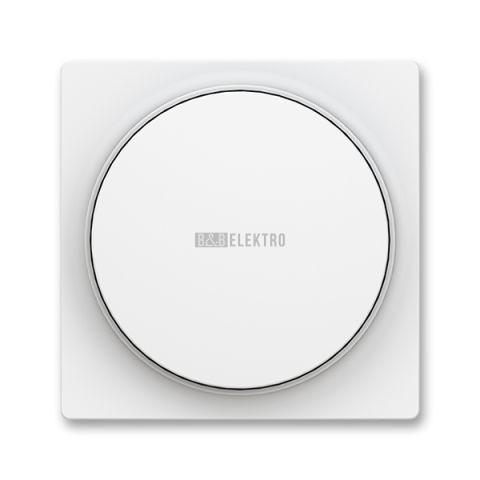 Zoni® kryt stmívače s otočným ovládáním a upevňovací maticí 3294T-A00123 240 matná bílá ABB