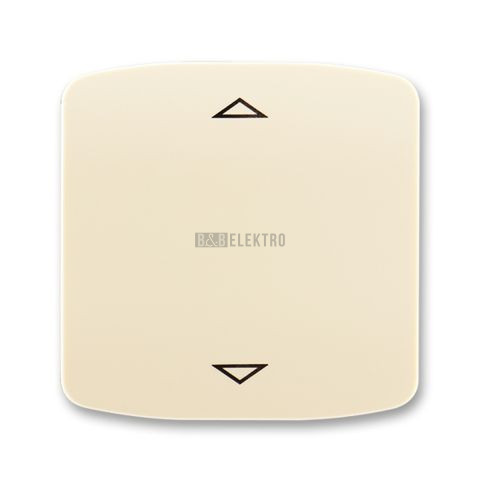 Tango® kryt spínače žaluziového s krátkocestným ovladačem a potiskem pro spínače Busch-Jalousiecontrol® II 3299A-A110 C slonová kost ABB