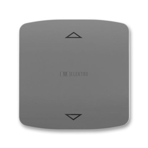 Tango® kryt spínače žaluziového s krátkocestným ovladačem a potiskem pro spínače Busch-Jalousiecontrol® II 3299A-A110 S2 kouřově šedá ABB