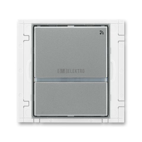 ABB 3299E-A21908 36 Vysílač RF dvojtlačítkový, nástěnný, 868 MHz ocelová