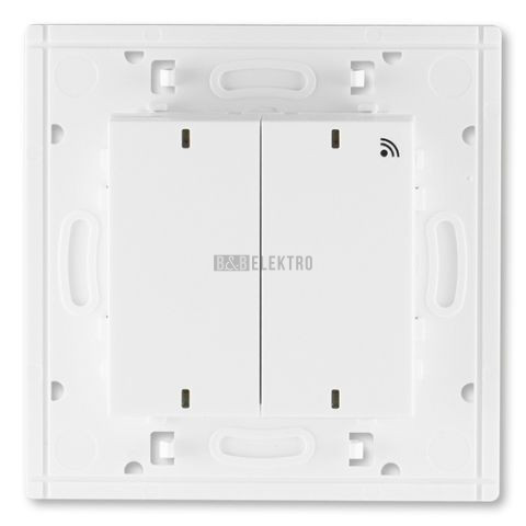 Levit® vysílač RF dvojnásobný, nástěnný, 868 MHz 3299H-A11908 03 bílá/bílá ABB