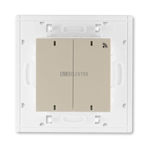 Levit® vysílač RF dvojnásobný, nástěnný, 868 MHz 3299H-A11908 18 macchiato/bílá ABB