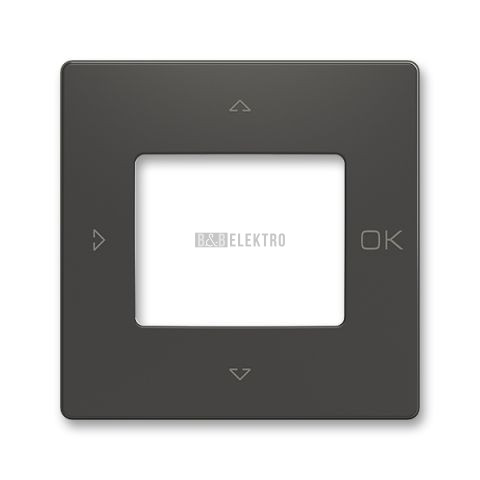 Zoni® kryt pro přístroje s plovoucím krytem 3299T-A40100 237 matná černá ABB