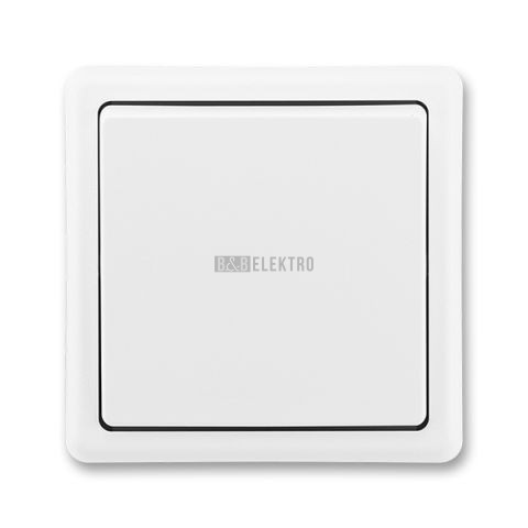 Classic 3553-01289 B1 Spínač jednopólový, řazení 1, jasně bílá, ABB