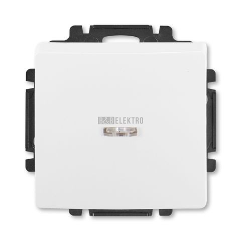 Swing®, Swing®L vypínač řazení č.7So křížový s průzorem 3557G-A07341 B1 jasně bílá ABB