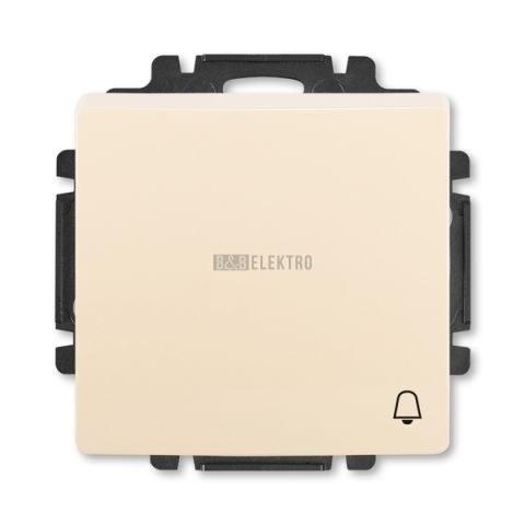 Swing® tlačítko zapínací řazení č.1/0 se symbolem zvonku 3557G-A80343 C1 krémová ABB