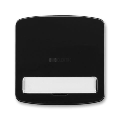 Tango® kryt spínače jednoduchý s popisovým polem 3558A-A00620 N černá ABB