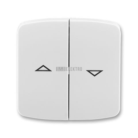 Tango® kryt spínače žaluziového dělený s potiskem 3558A-A662 S šedá ABB